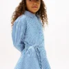 Kids’ Stripe Tiered Poplin Shirtdress