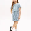 Kids’ Striped Denim Dress