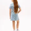 Kids’ Striped Denim Dress