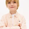 Kids’ Striped Linen-Blend Shirt