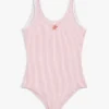 Kids’ Striped Seersucker Swimsuit