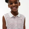 Kids’ Striped Sleeveless Polo Dress Kids’ Striped Sleeveless Polo Dress