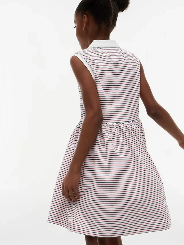 Kids’ Striped Sleeveless Polo Dress Kids’ Striped Sleeveless Polo Dress