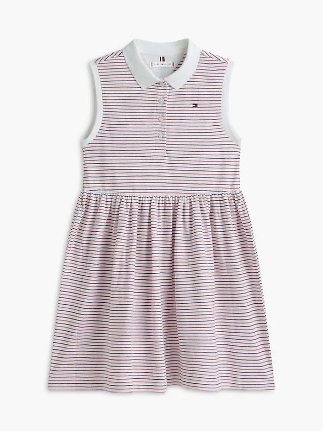 Kids’ Striped Sleeveless Polo Dress Kids’ Striped Sleeveless Polo Dress