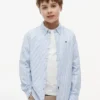 Kids’ Striped Stretch Oxford Shirt