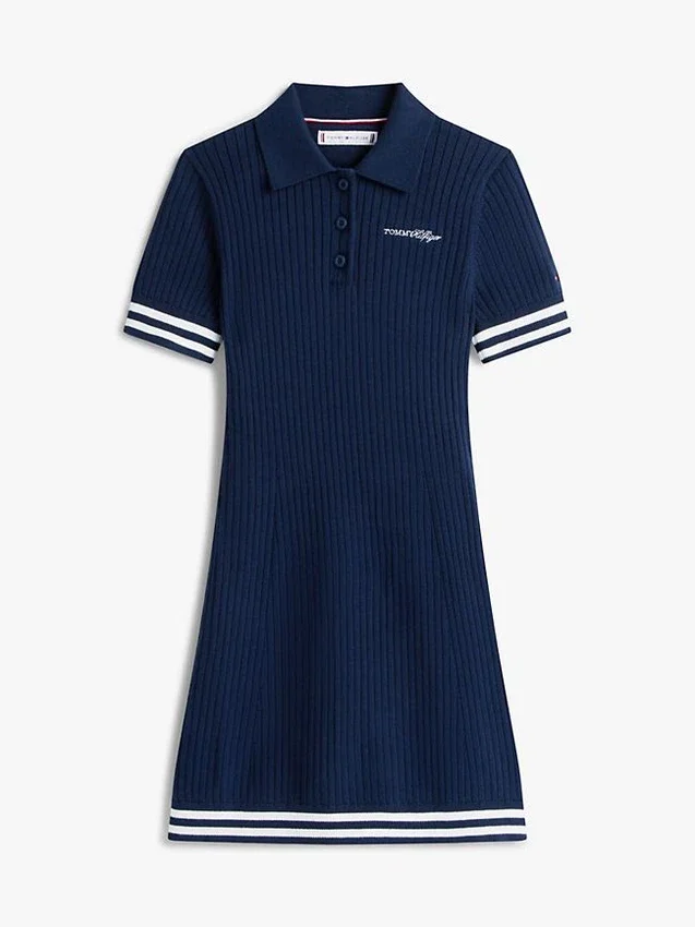 Kids’ Striped Sweater Polo Dress Kids’ Striped Sweater Polo Dress
