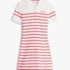 Kids’ Striped Sweater Polo Dress