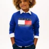Kids’ Tommy Flag Logo Raglan Sweatshirt Kids’ Tommy Flag Logo Raglan Sweatshirt