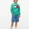 Kids’ Tommy Flag Logo Raglan Sweatshirt