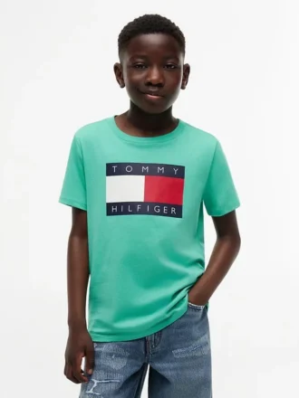 Kids’ Tommy Flag Logo T-Shirt