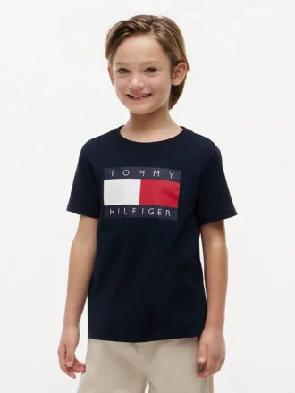 Kids’ Tommy Flag Logo T-Shirt