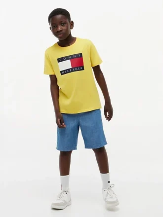 Kids’ Tommy Flag Logo T-Shirt