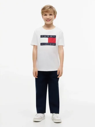 Kids’ Tommy Flag Logo T-Shirt
