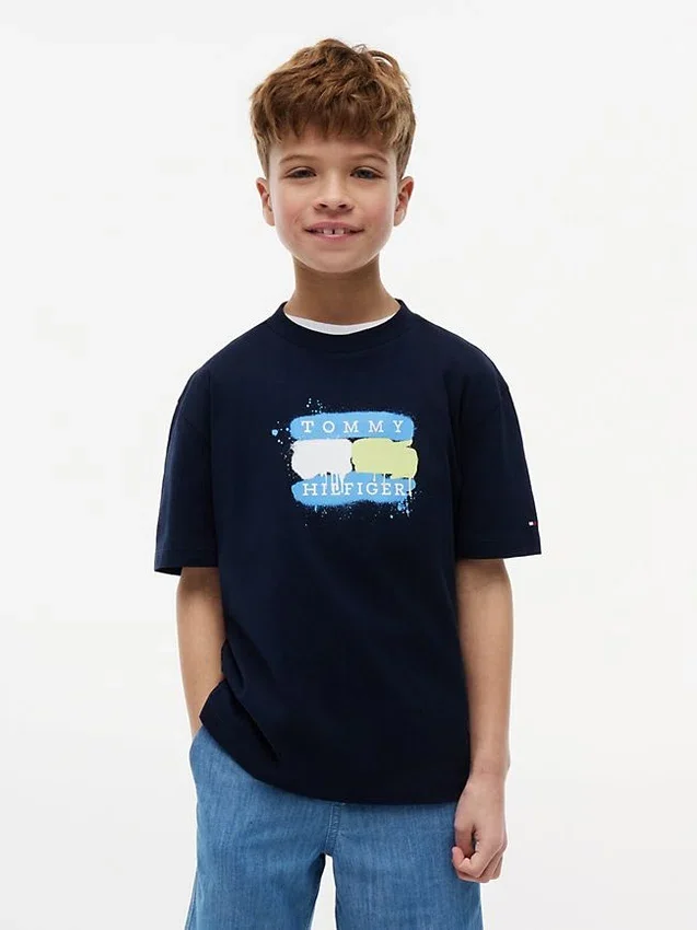 Kids’ Tommy Graffiti Logo T-Shirt Kids’ Tommy Graffiti Logo T-Shirt