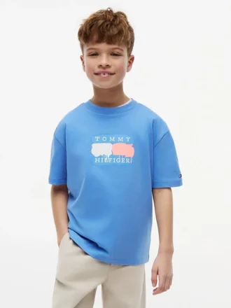 Kids’ Tommy Graffiti Logo T-Shirt
