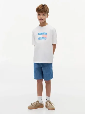 Kids’ Tommy Graffiti Logo T-Shirt