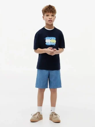 Kids’ Tommy Graffiti Logo T-Shirt
