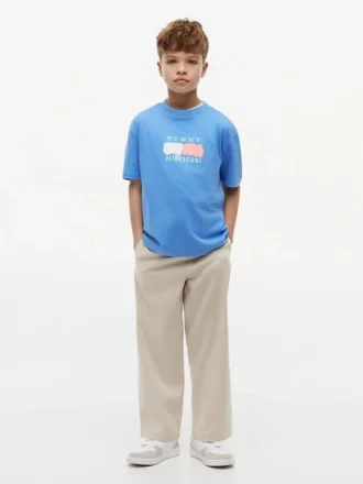 Kids’ Tommy Graffiti Logo T-Shirt