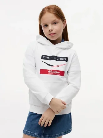 Kids’ Tommy x Cadillac F1® Team Chevron Hoodie