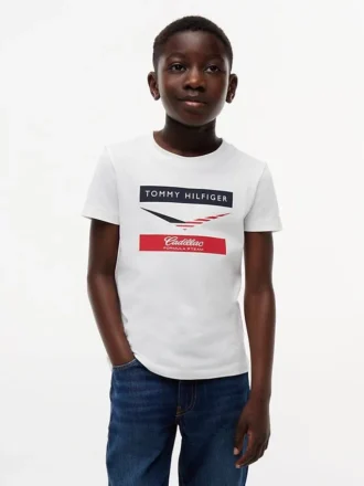 Kids’ Tommy x Cadillac F1® Team Chevron T-Shirt