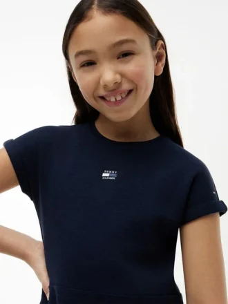 Kids’ Tonal Flag Logo Skater Dress