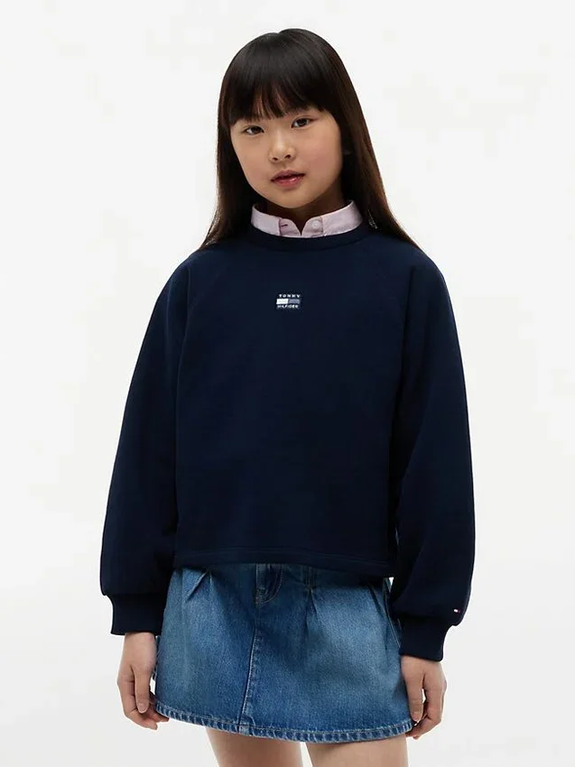 Kids’ Tonal Flag Raglan Sweatshirt Kids’ Tonal Flag Raglan Sweatshirt