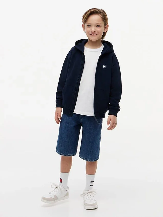 Kids’ Tonal Flag Zip Hoodie Kids’ Tonal Flag Zip Hoodie