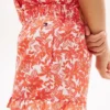 Kids’ Tropical Print Ruffle Short