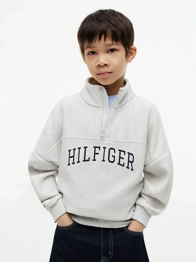 Kids’ Varsity Quarter-Zip Sweatshirt Kids’ Varsity Quarter-Zip Sweatshirt