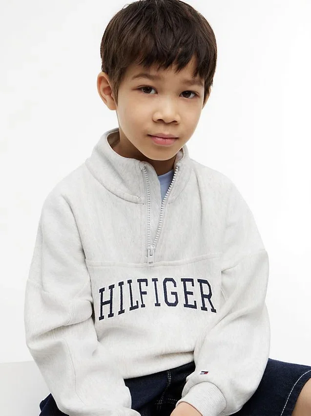 Kids’ Varsity Quarter-Zip Sweatshirt Kids’ Varsity Quarter-Zip Sweatshirt