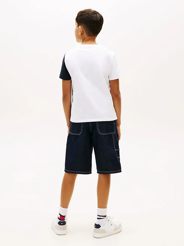Kids’ Vertical Colorblock Logo T-Shirt Kids’ Vertical Colorblock Logo T-Shirt