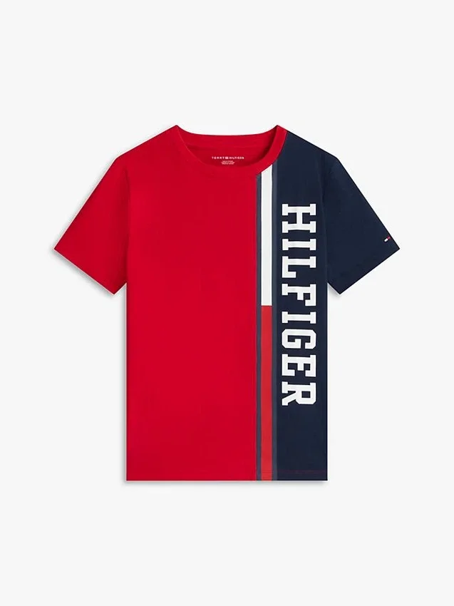 Kids’ Vertical Colorblock Logo T-Shirt Kids’ Vertical Colorblock Logo T-Shirt