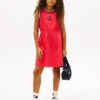 Kids’ Wavy Flag Logo Sleeveless Dress Kids’ Wavy Flag Logo Sleeveless Dress