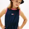 Kids’ Wavy Flag Logo Sleeveless Dress