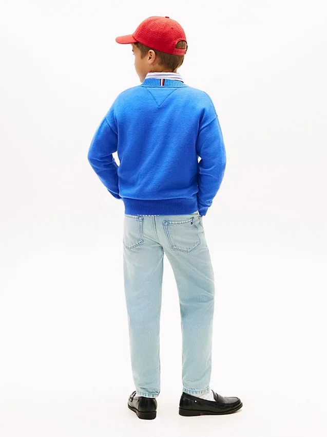 Kids’ Wavy Flag Logo Sweater Kids’ Wavy Flag Logo Sweater