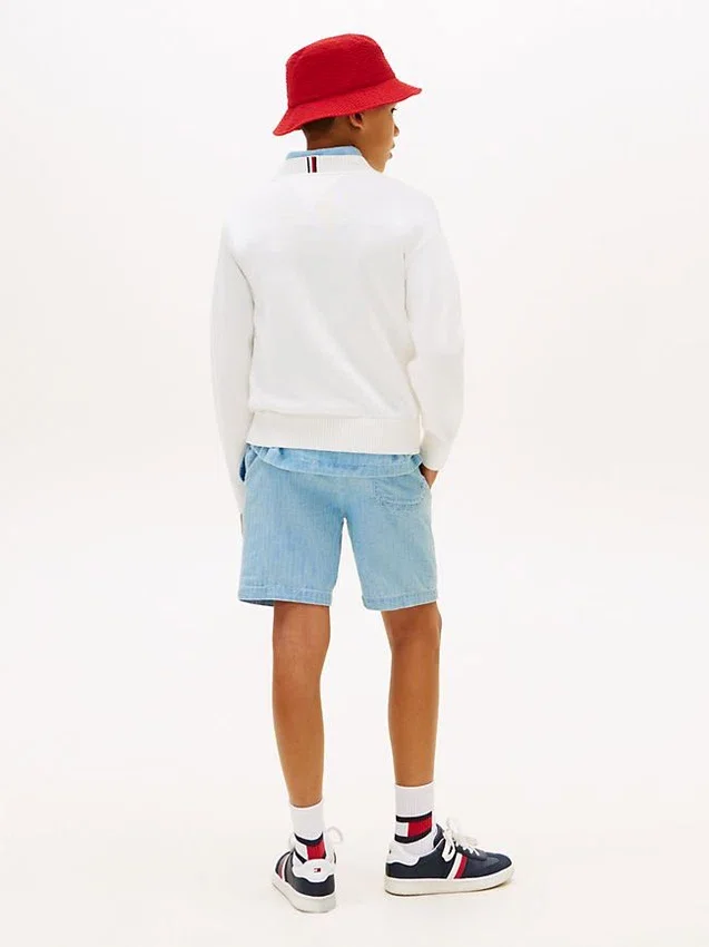 Kids’ Wavy Flag Logo Sweater Kids’ Wavy Flag Logo Sweater