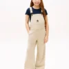 Kids’ Wide Leg Stretch Denim Overall