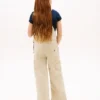 Kids’ Wide Leg Stretch Denim Overall
