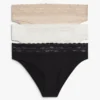 Lace-Trim Bikini Brief 3-Pack Lace-Trim Bikini Brief 3-Pack