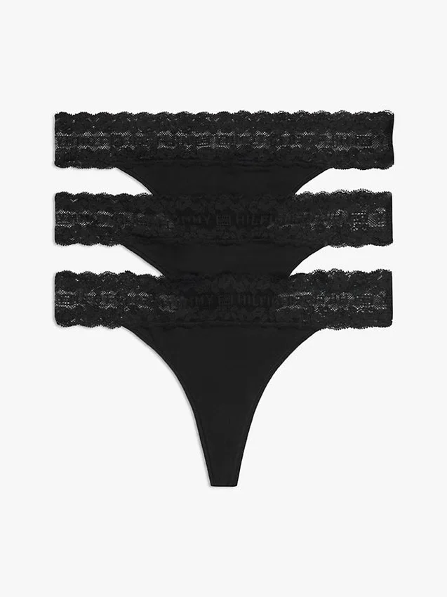 Lace-Trim Thong 3-Pack Lace-Trim Thong 3-Pack