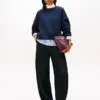 Layered-Look Fleece Sweatshirt Layered-Look Fleece Sweatshirt