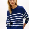 Layered-Look Lightweight Stripe Sweater Layered-Look Lightweight Stripe Sweater