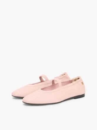 Leather Mary Jane Ballet Flat