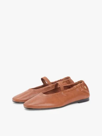 Leather Mary Jane Ballet Flat