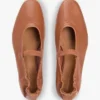 Leather Mary Jane Ballet Flat Leather Mary Jane Ballet Flat