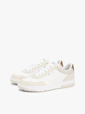 Leather Mix Low-Top Sneaker