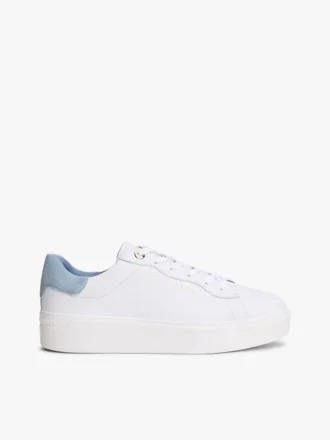 Leather Mix Platform Sneaker