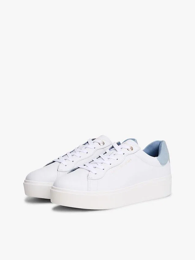 Leather Mix Platform Sneaker Leather Mix Platform Sneaker