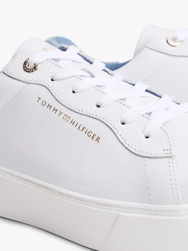 Leather Mix Platform Sneaker Leather Mix Platform Sneaker