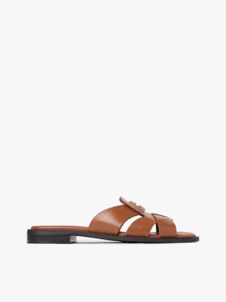 Leather Penny Loafer Sandal